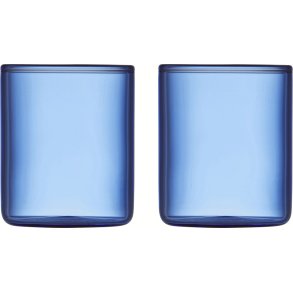 Lyngby Glas Torino Schnapsglas 2er Set 6 cl, Blau