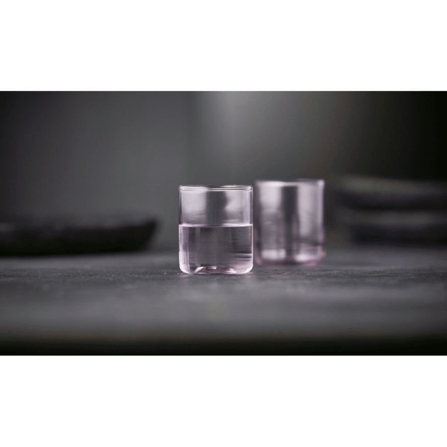 Lyngby Glas Torino Schnapsglas 2er Set 6 cl, Rosa