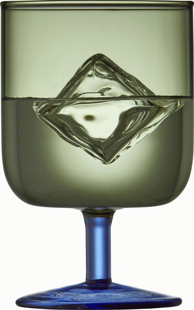 Lyngby Glas Torino Weinglas 2er Set 30 cl, Grn/Blau