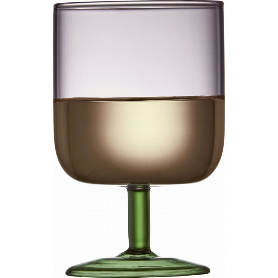 Lyngby Glas Torino Weinglas 2er Set 30 cl, Rosa/Grn