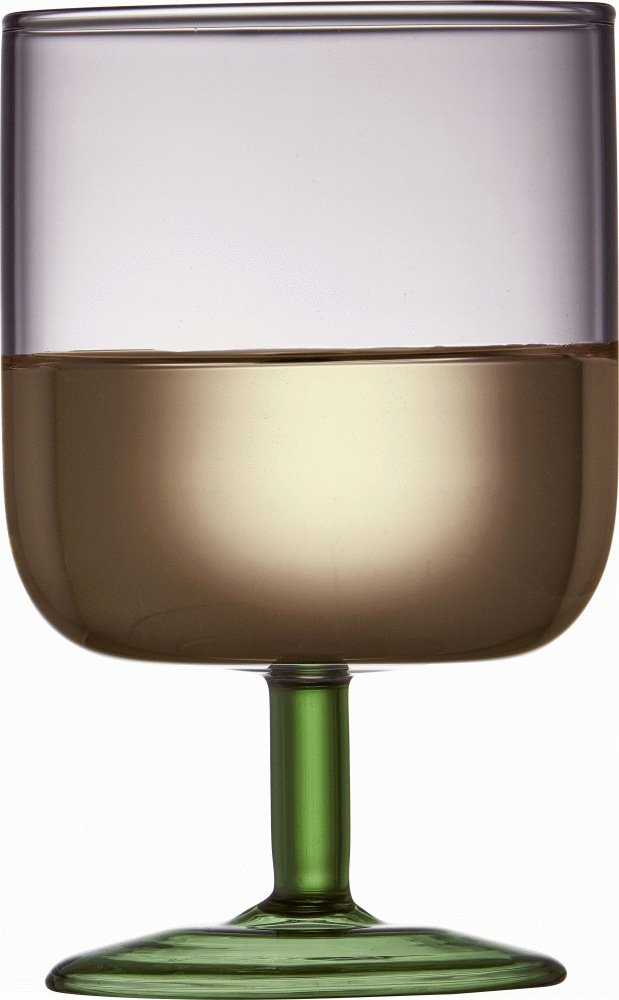 Lyngby Glas Torino Weinglas 2er Set 30 cl, Rosa/Grn
