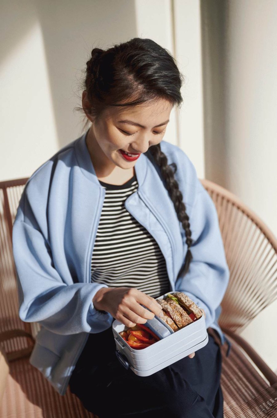 Mepal TAB Brotdose M, New Nordic Blue