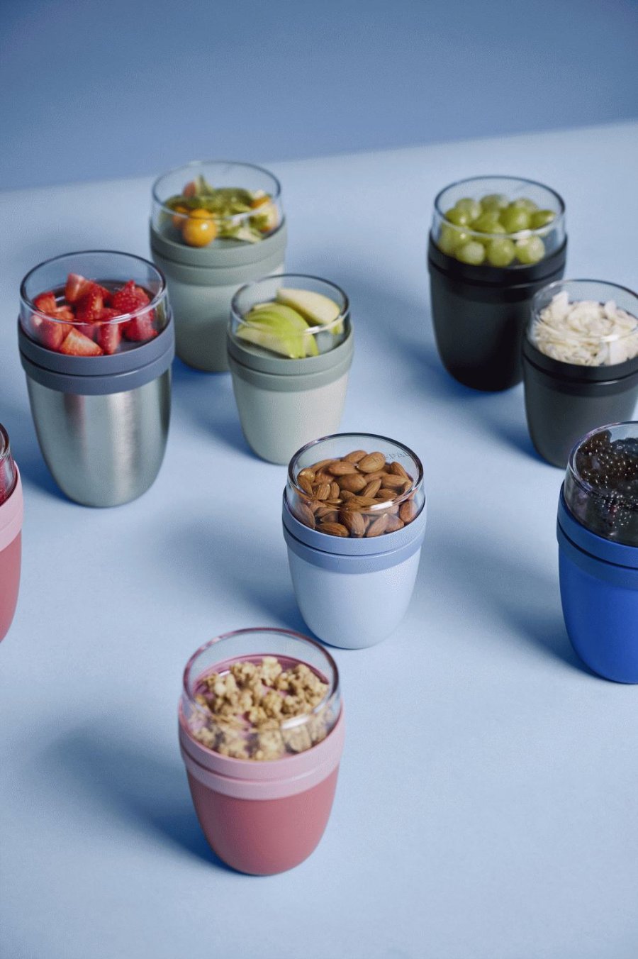 Mepal Ellipse Lunchbecher 500/200 ml, New Nordic Blue