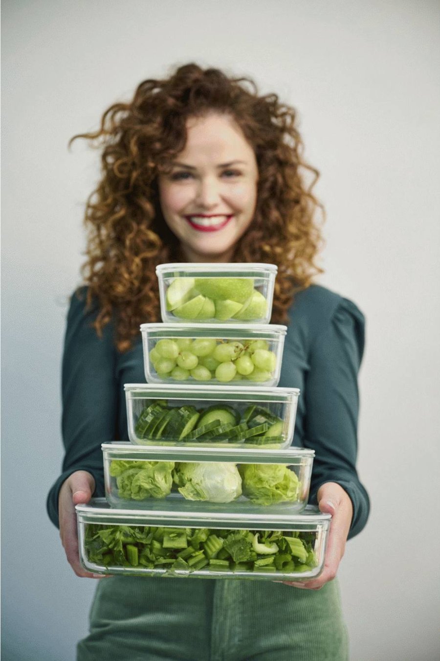 Mepal EasyClip Haushaltsdose 1000 ml, Nordic Sage