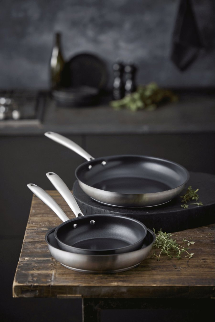 Pillivuyt Gourmet Roya Bratpfanne mit Keramischer Antihaftbeschichtung 28 cm