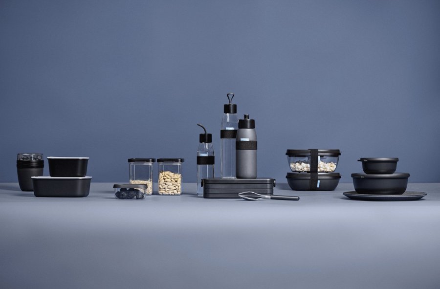 Mepal EasyClip Haushaltsbox-Set 3-teilig, Nordic Black