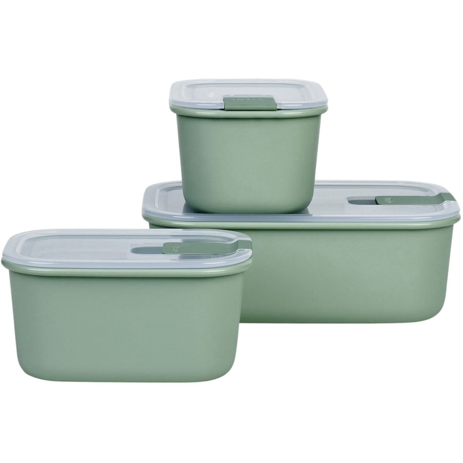 Mepal EasyClip Haushaltsbox-Set 3-teilig, Nordic Sage