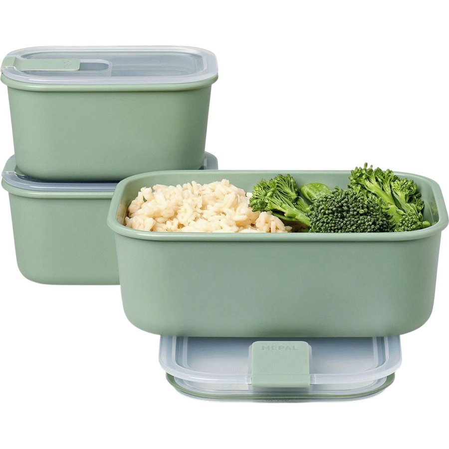 Mepal EasyClip Haushaltsbox-Set 3-teilig, Nordic Sage