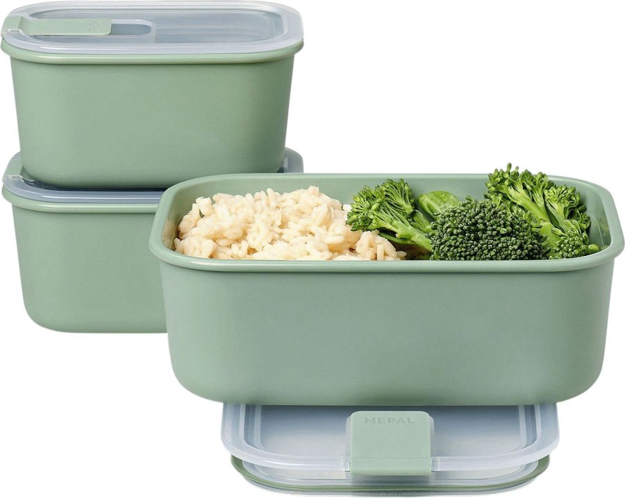 Mepal EasyClip Haushaltsbox-Set 3-teilig, Nordic Sage