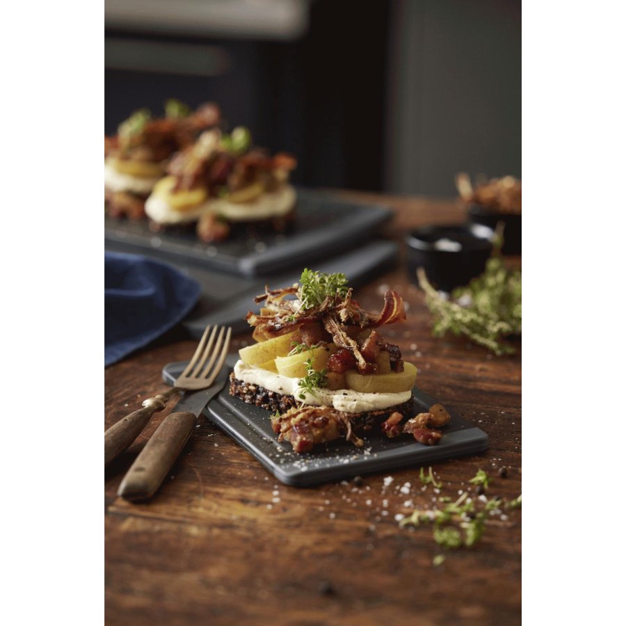 HOLM Schneidebrett 20x14 cm, Schwarz