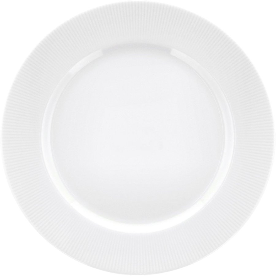 Pillivuyt Eventail Teller mit Lasche 22 cm, Wei