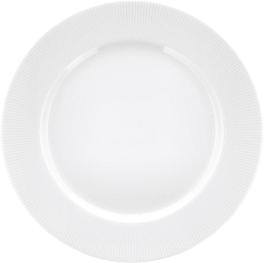 Pillivuyt Eventail Teller mit Lasche 22 cm, Wei