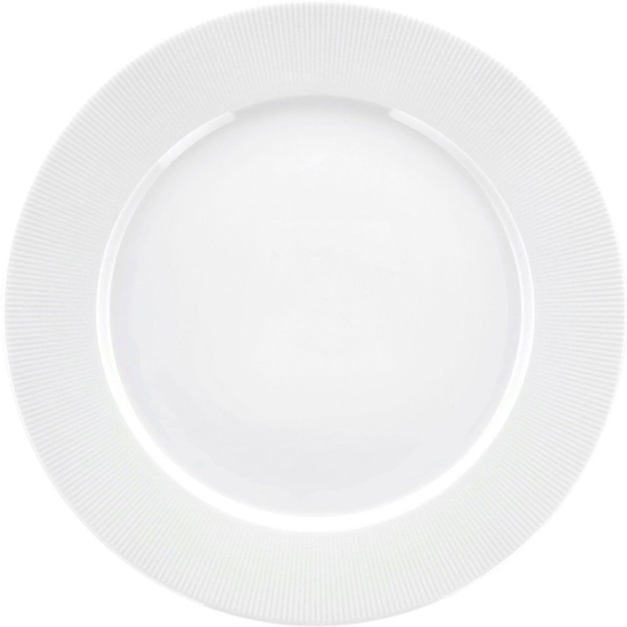 Pillivuyt Eventail Teller mit Lasche 28 cm, Wei
