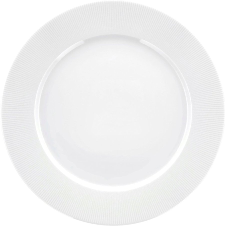 Pillivuyt Eventail Teller mit Lasche 28 cm, Wei