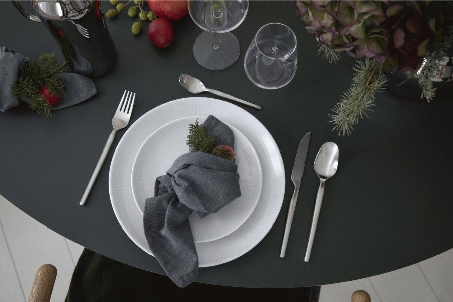 Pillivuyt Eventail Teller mit Lasche 28 cm, Wei