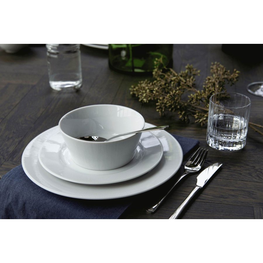 Pillivuyt Eventail Teller mit Lasche 28 cm, Wei