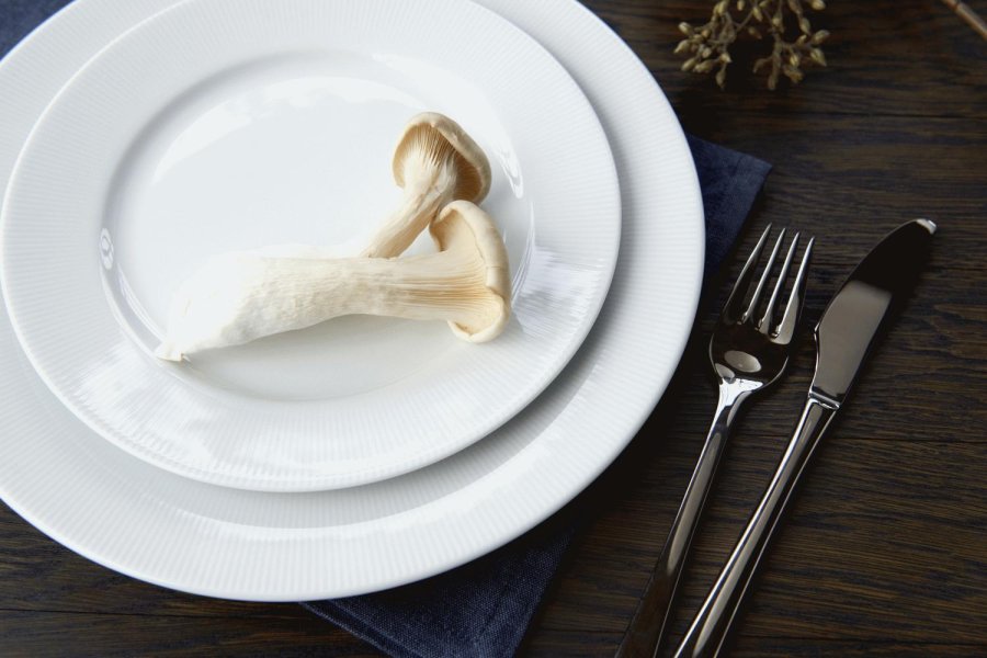 Pillivuyt Eventail Teller mit Lasche 28 cm, Wei