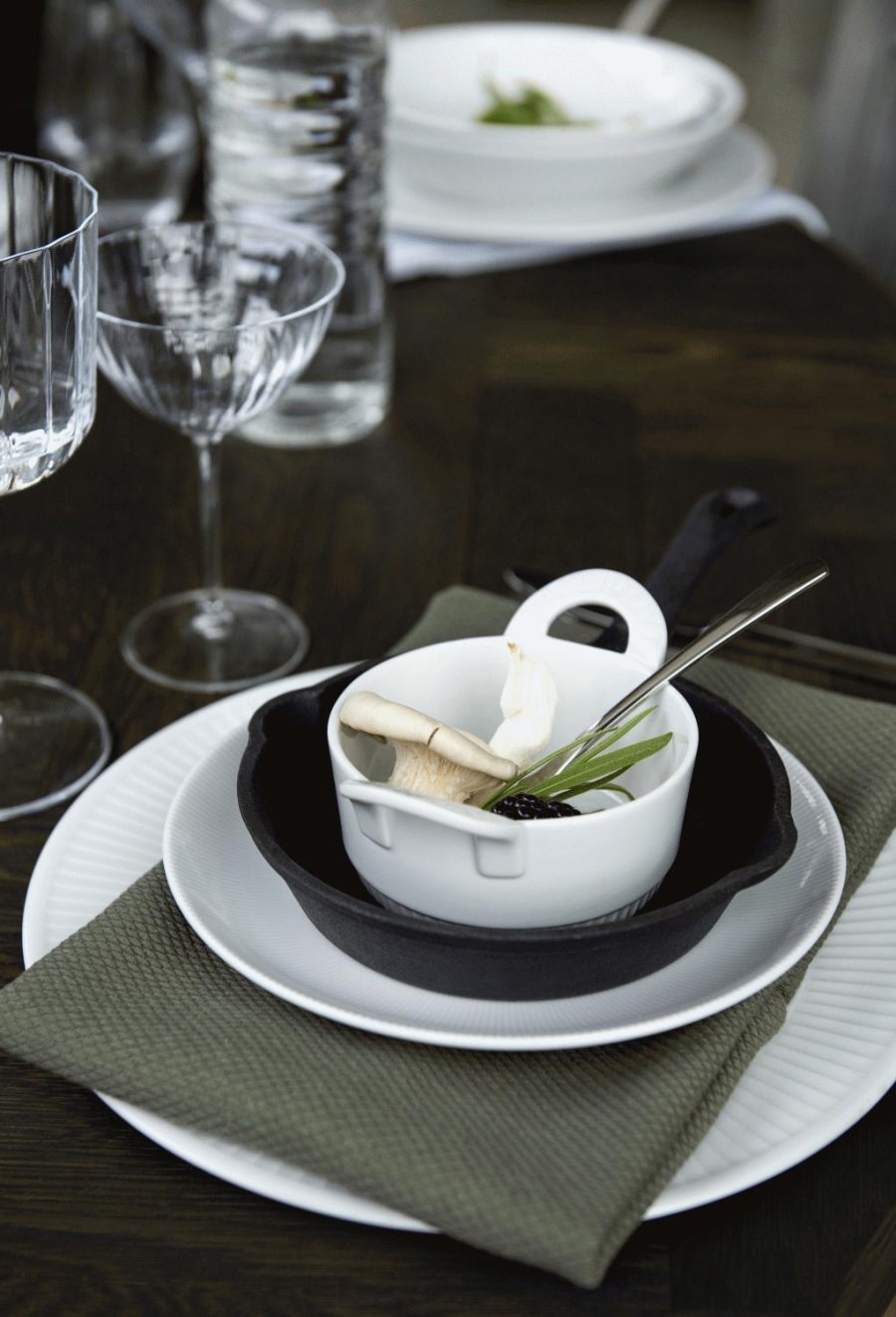 Pillivuyt Eventail Teller 21 cm, Wei