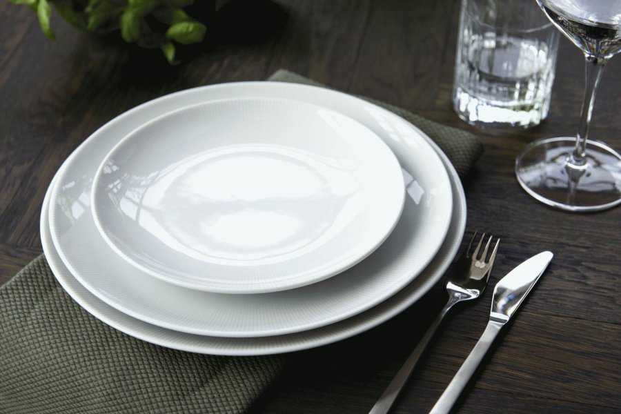 Pillivuyt Eventail Teller 28 cm, Wei