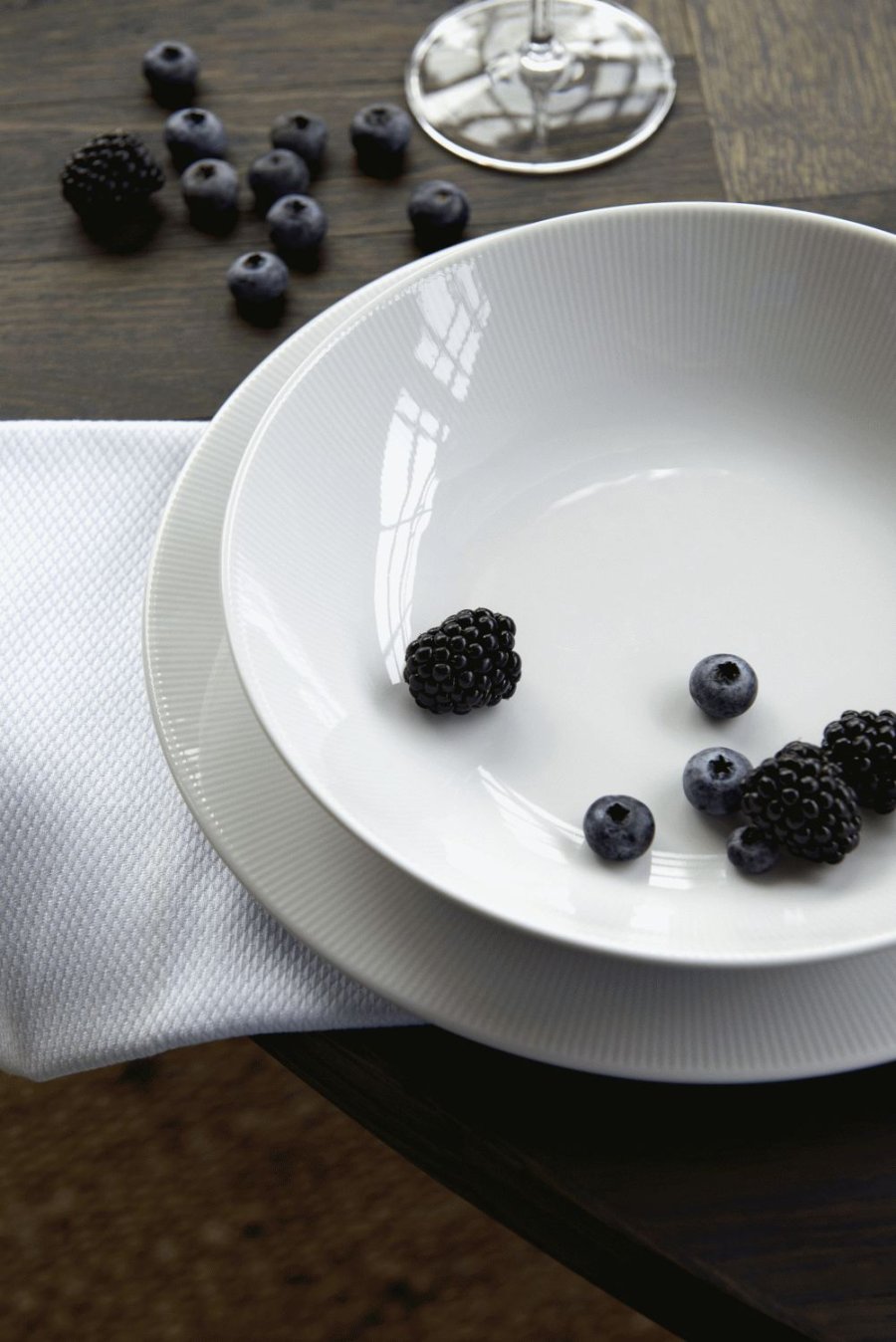 Pillivuyt Eventail Schssel 23 cm, Wei