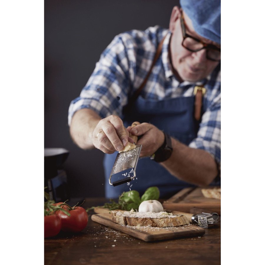 HOLM Reibe Fein 31,6 cm, Edelstahl/Akazienholz