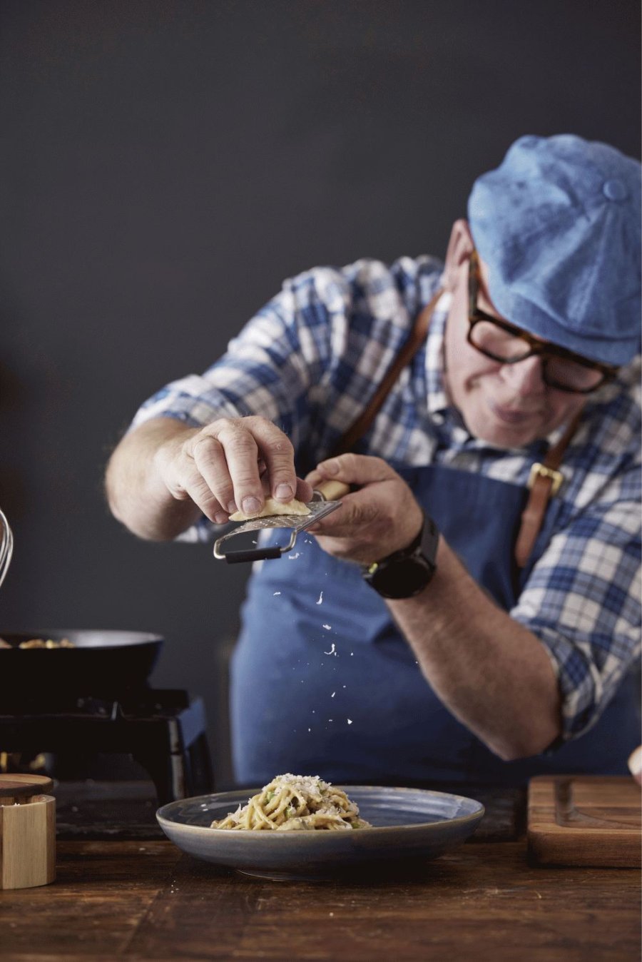 HOLM Reibe grob 31,6 cm, Edelstahl/Akazienholz