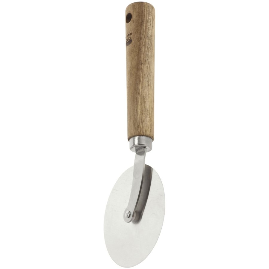 HOLM Pizzaskrer 24 cm, Rustfrit Stl/Akacietr