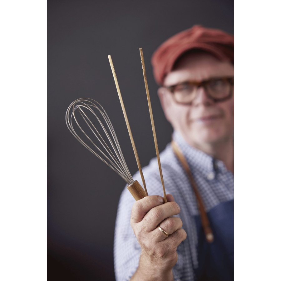 HOLM Schneebesen 30 cm, Edelstahl/Akazienholz