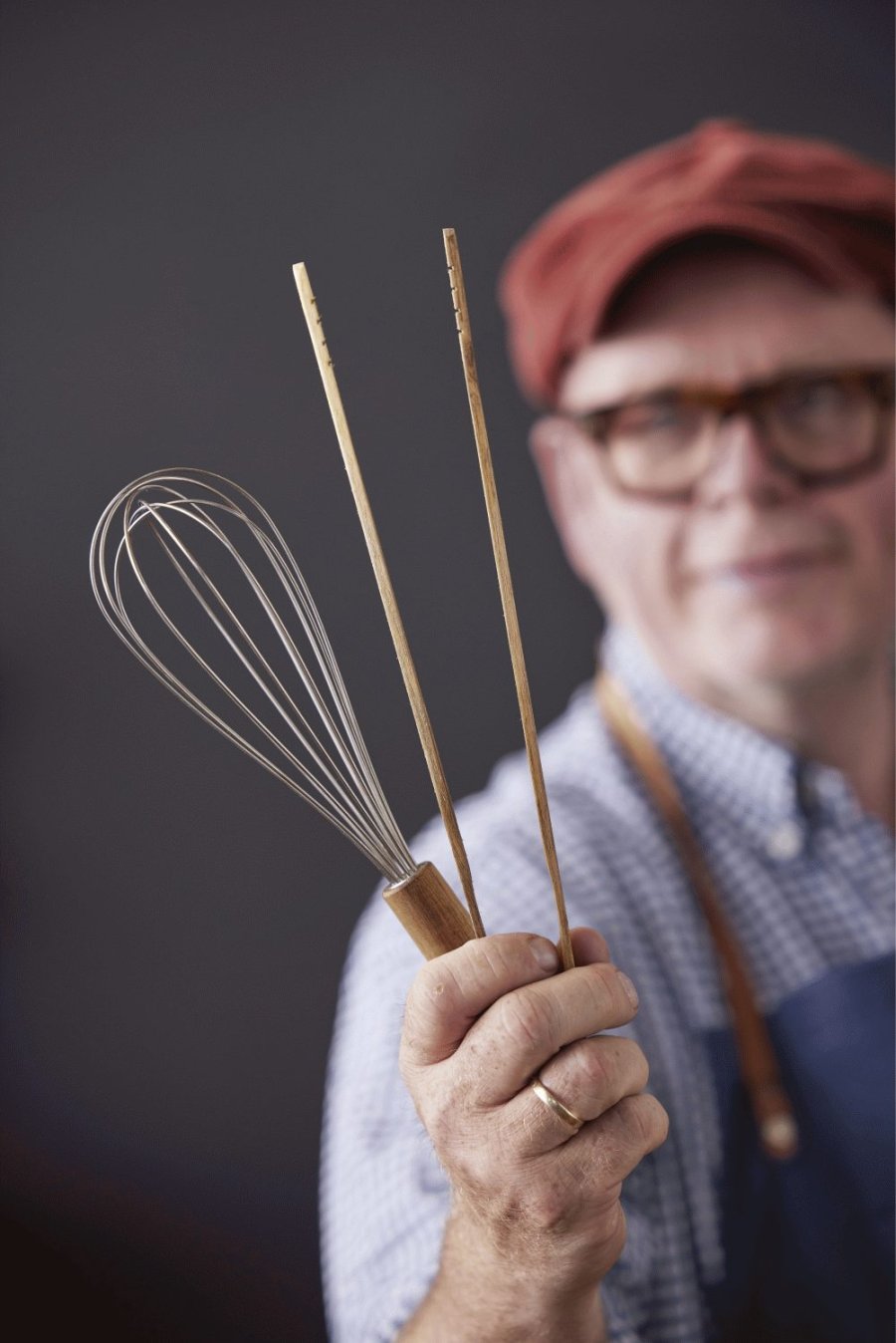 HOLM Schneebesen 30 cm, Edelstahl/Akazienholz