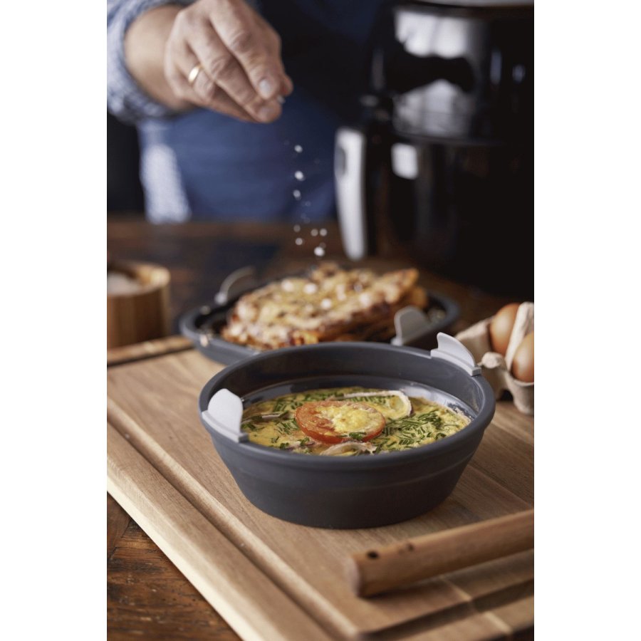 HOLM Rund Silikonform fr Airfryer