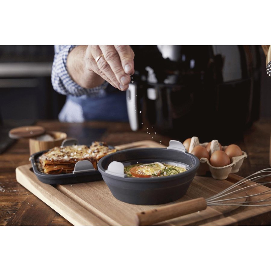 HOLM Rund Silikonform fr Airfryer