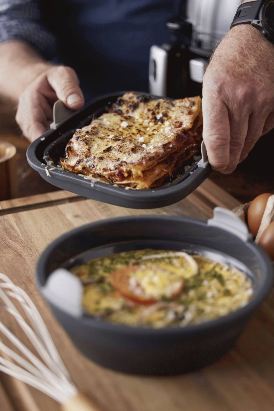 HOLM Rund Silikonform fr Airfryer