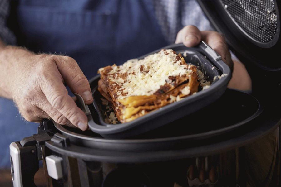 HOLM Firkantet Silikonform fr Airfryer