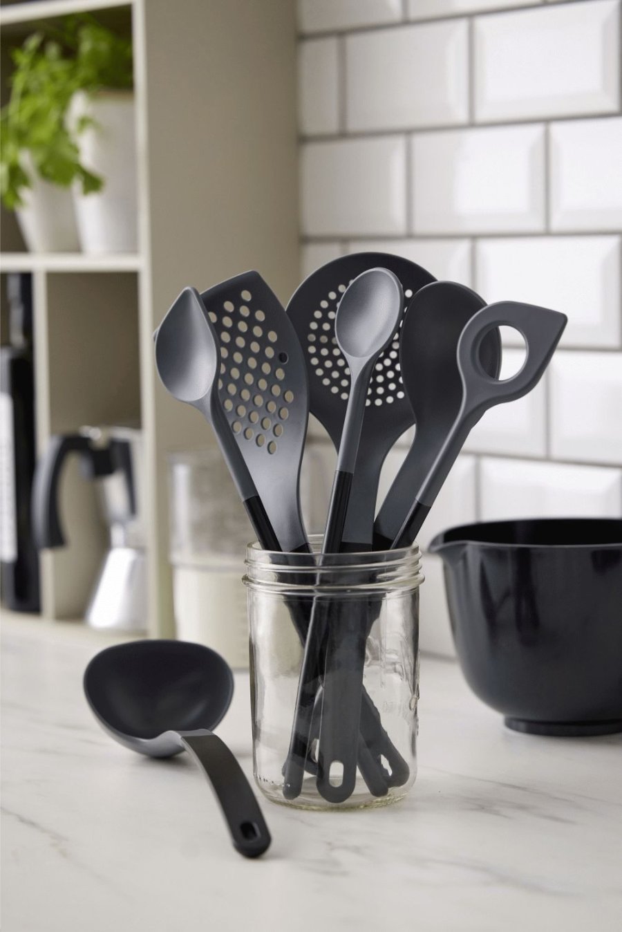 Rosti Optima R�hrl�ffel 30 cm, Schwarz