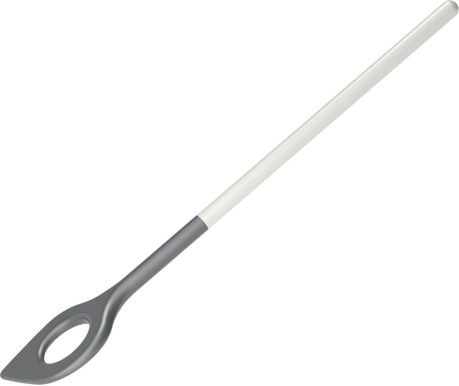 Rosti Optima R�hrl�ffel mit Loch 31 cm, Wei�