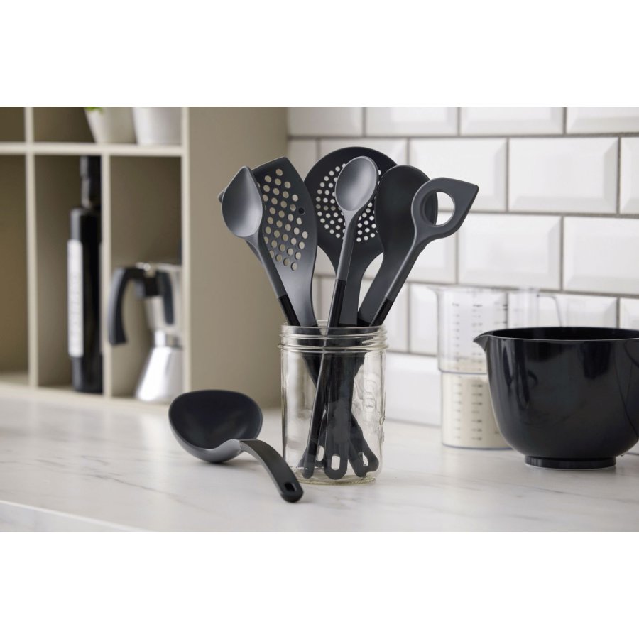 Rosti Optima R�hrl�ffel mit Loch 31 cm, Schwarz