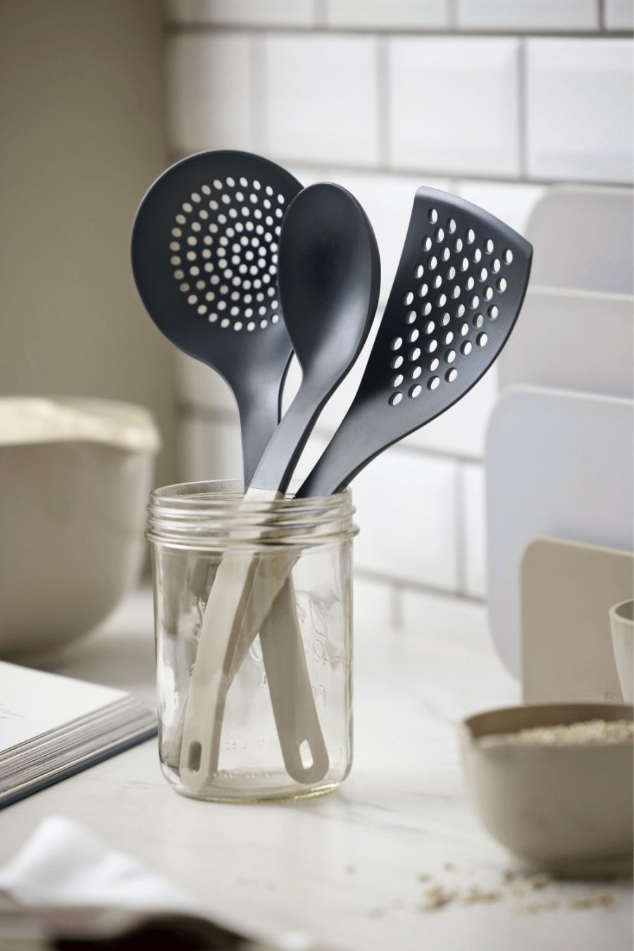 Rosti Optima Servierlffel 29 cm, Humus