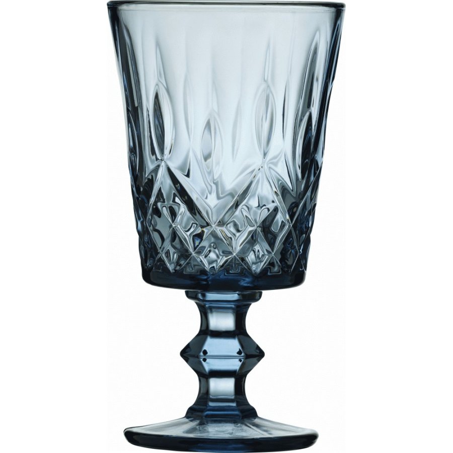 Lyngby Glas Sorrento Weinglas 4er Set 29 cl, Blau