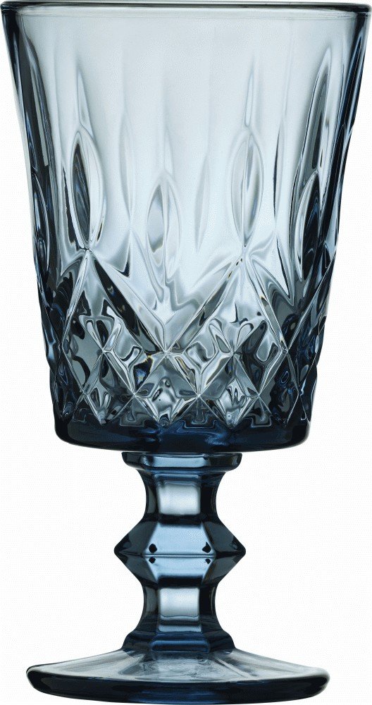 Lyngby Glas Sorrento Weinglas 4er Set 29 cl, Blau