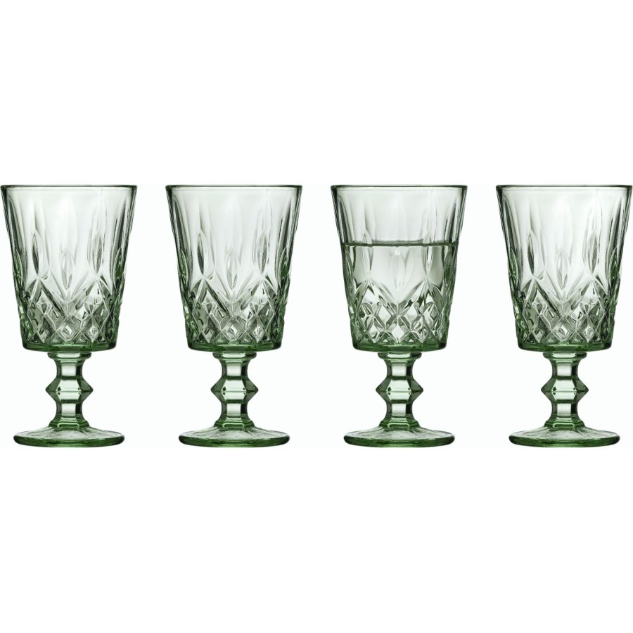 Lyngby Glas Sorrento Weinglas 4er Set 29 cl, Grn
