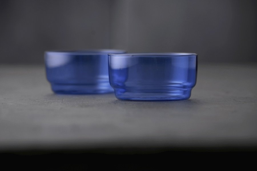 Lyngby Glas Torino Schssel 2er Set 12 cm, Blau