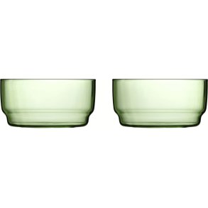 Lyngby Glas Torino Schssel 2er Set 12 cm, Grn