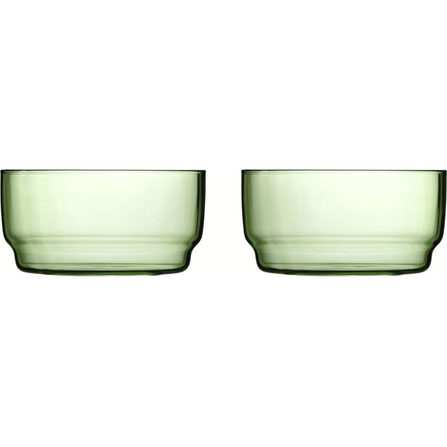 Lyngby Glas Torino Schssel 2er Set 12 cm, Grn