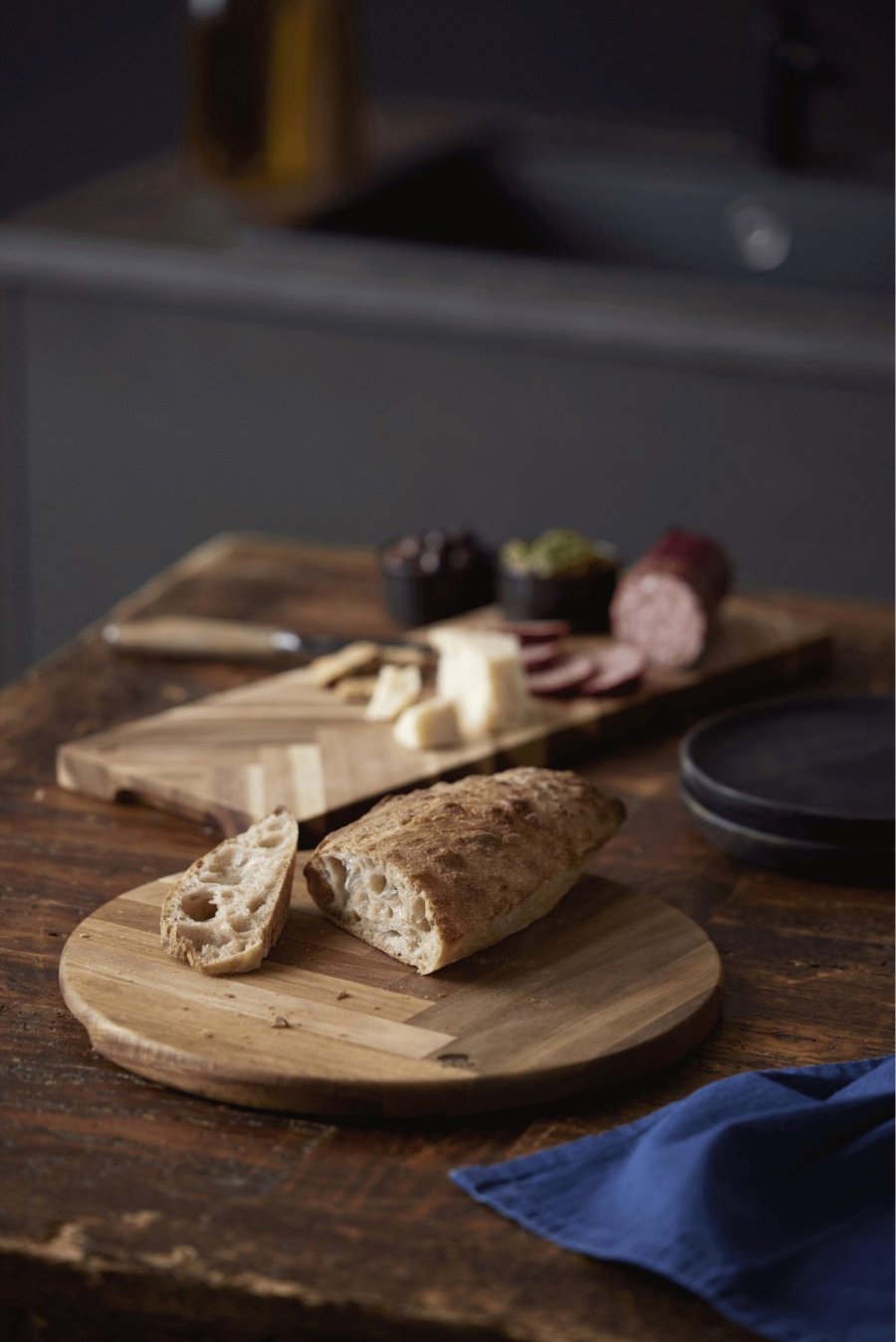 HOLM Servierbrett 30,5 cm, Akazie