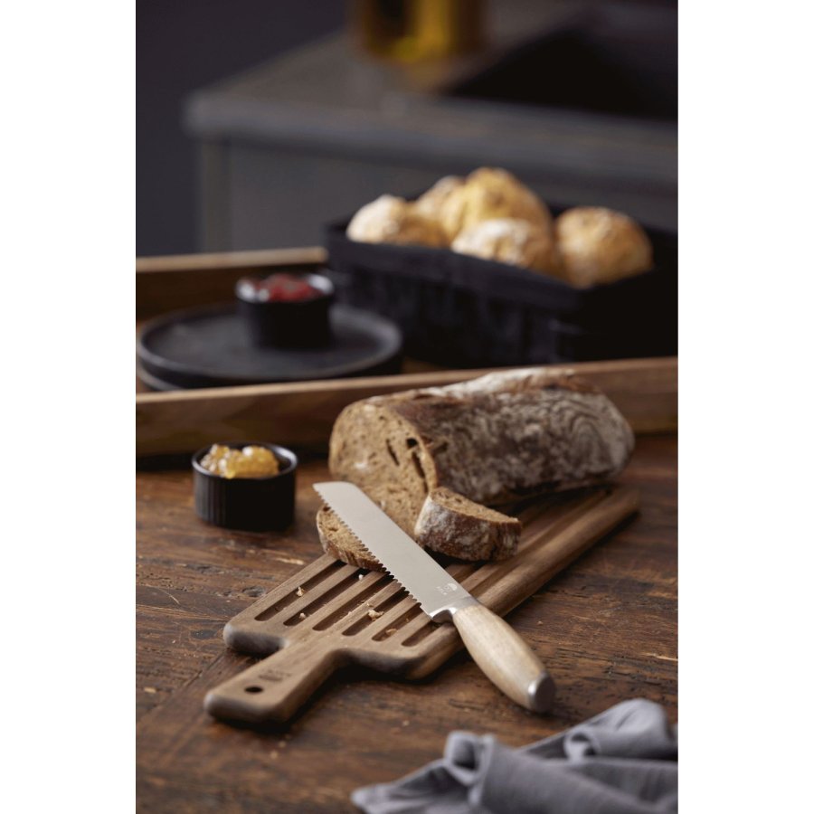 HOLM Schneidebrett mit Brotmesser, Akazie