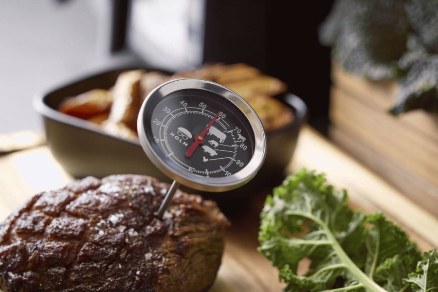 HOLM Bratthermometer 7 cm, Stahl