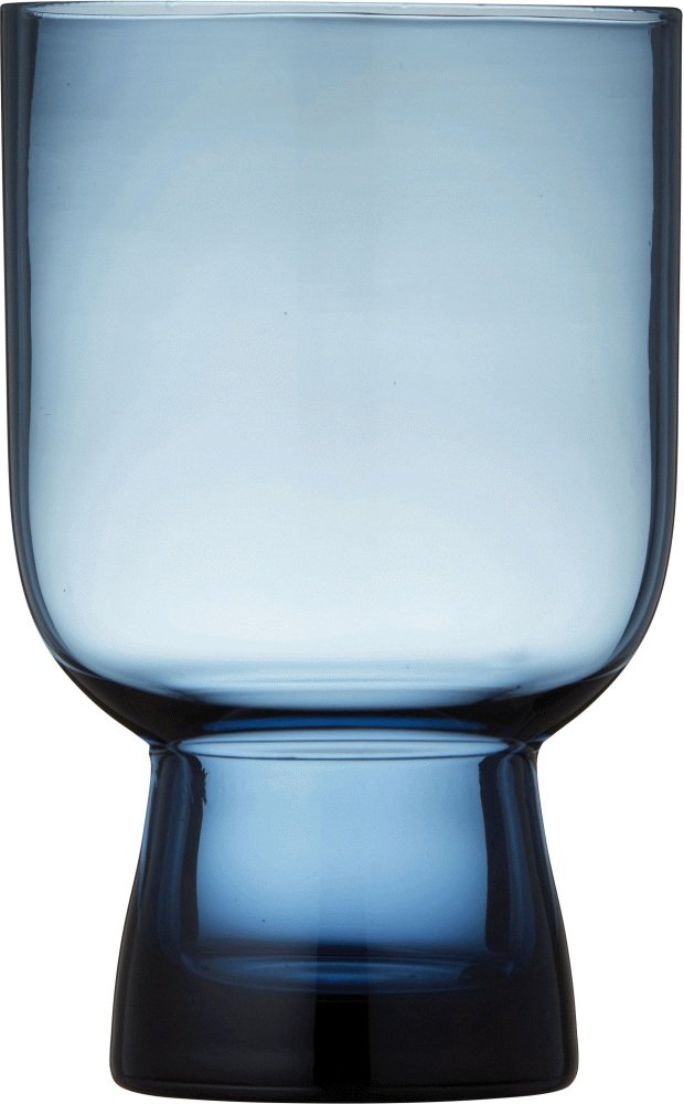 Lyngby Glas Sorrento Wasserglas 4er Set 30 cl, Blau