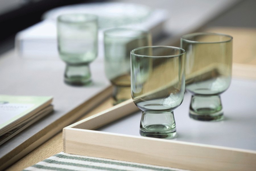 Lyngby Glas Sorrento Wasserglas 4er Set 30 cl, Grn