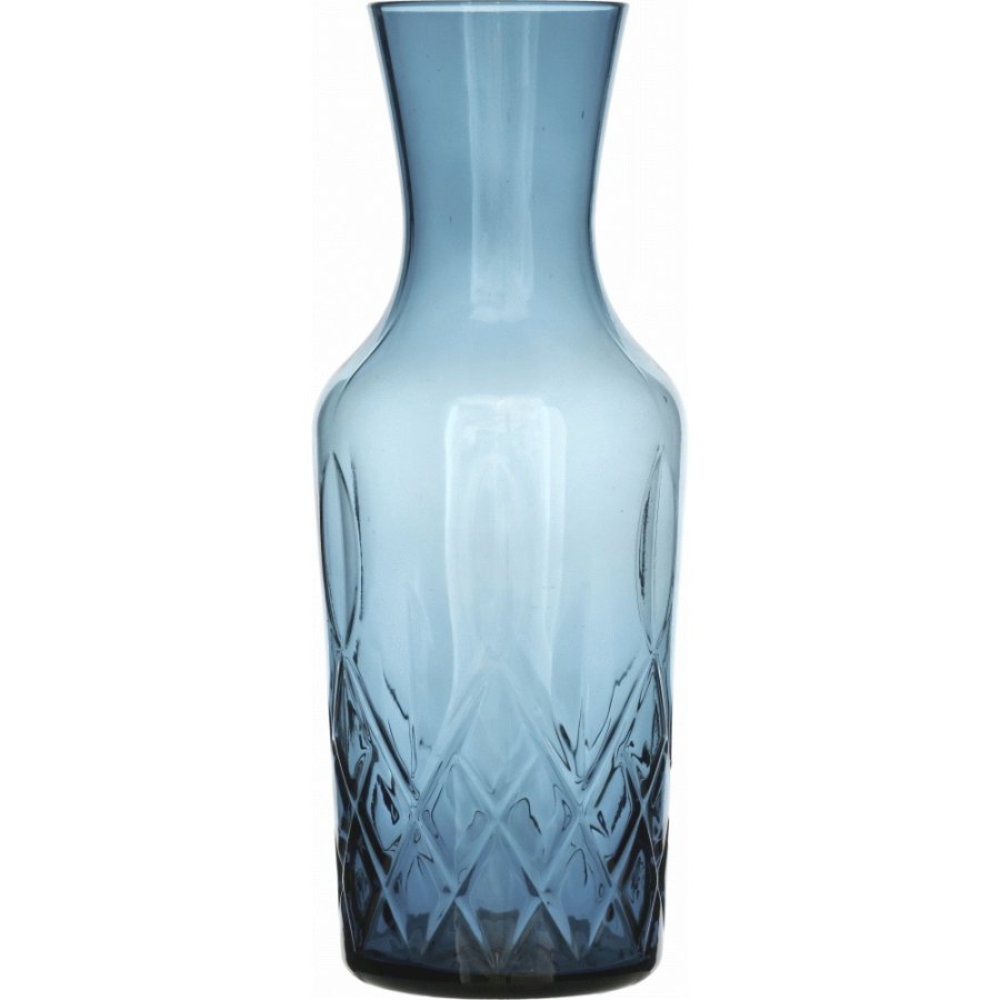 Lyngby Glas Sorrento Wasserkaraffe 1 L, Blau