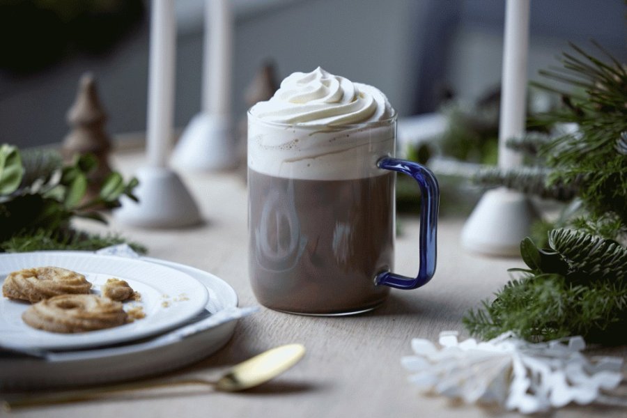 Lyngby Glas Torino Glasbecher 2er Set 40 cl, Blau